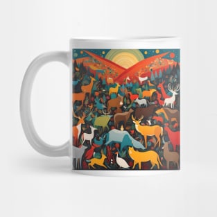 Animal Christmas Mug